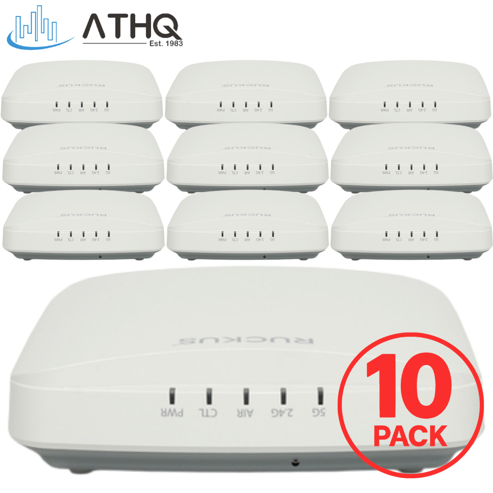 PACK OF 10 Ruckus 901-R350-WW02 PoE Wireless WiFi 6 Access Point Dual Band NEW