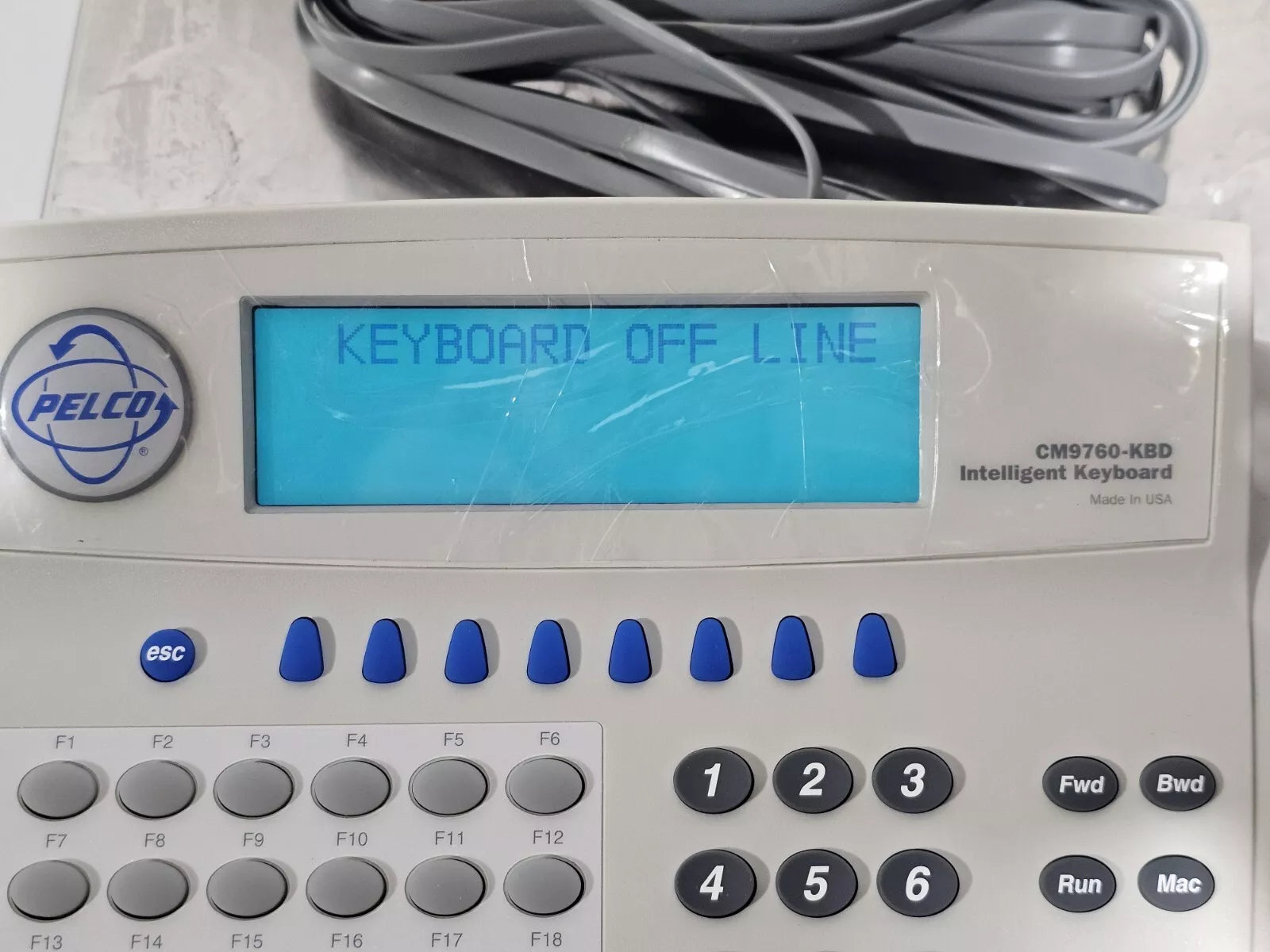 Teclado de escritorio Pelco CM9760-KBD-US, función completa