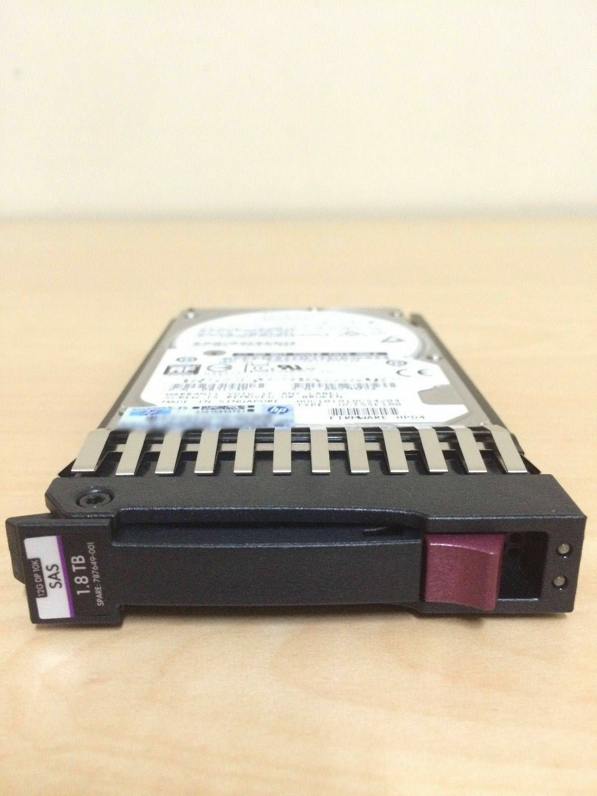 J9F49A HPE MSA 1.8TB 12G SAS 10K SFF 2.5" DP 512e ENT HDD 787649-001|233968743621