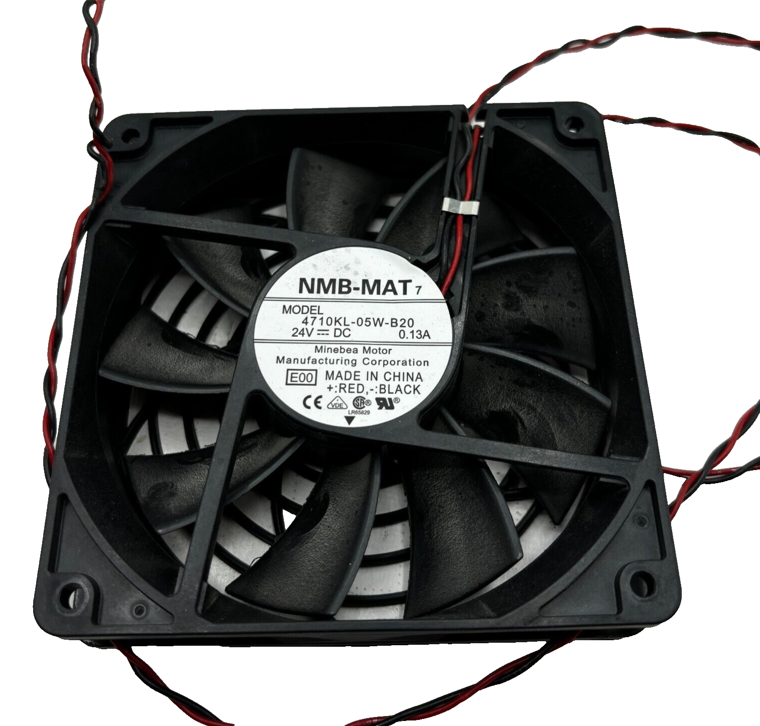 NMB-MAT 4710KL-05W-B20 Server Cooling Fan 24V 0.13A Minebea Motor Black|315546109915