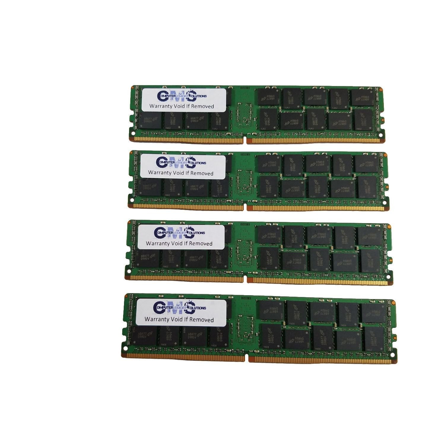 64GB (4X16GB Mem Ram For dell PowerEdge R630, R640, R6415, R730 by CMS D61