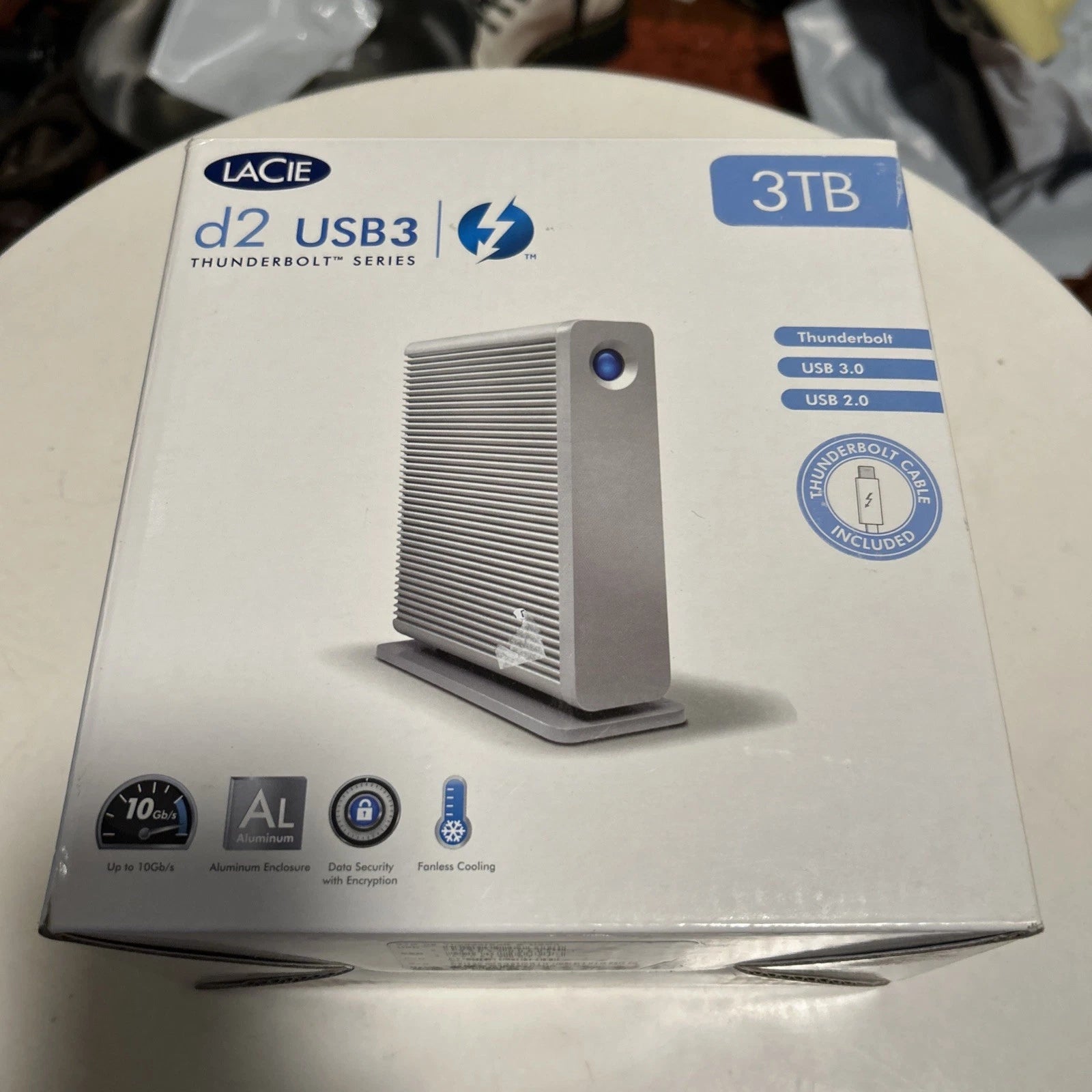 New LaCie D2 Thunderbolt Series / USB 3 External Drive 3TB|376597575869