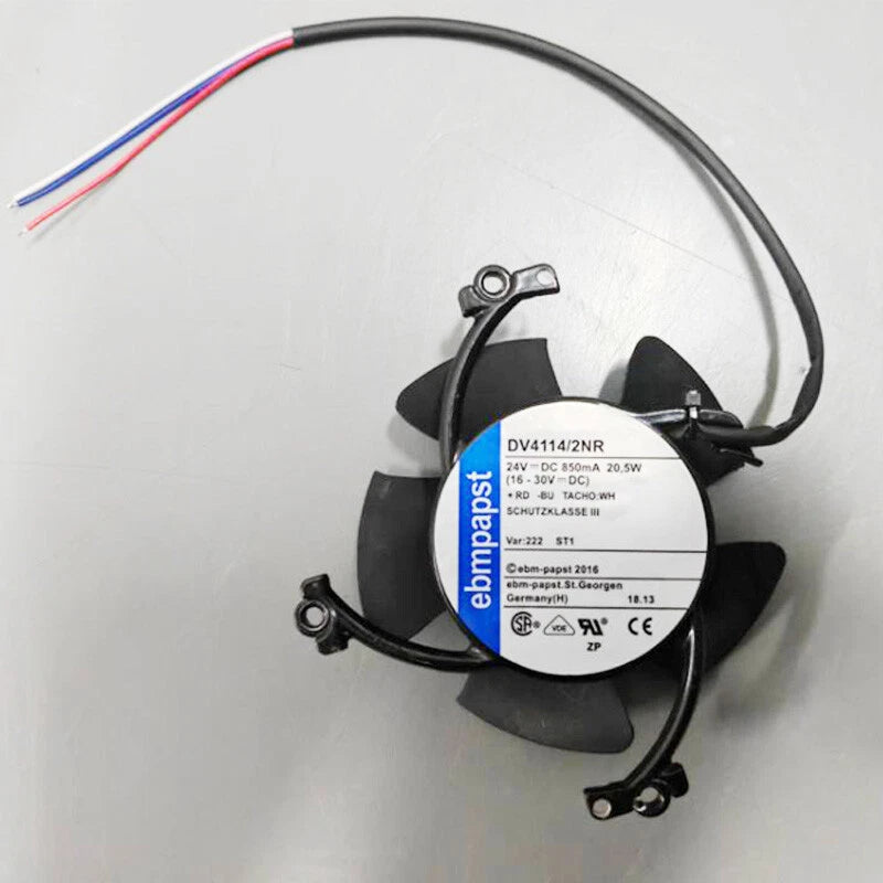 Ebmpapst  Equipment Dedicated Cooling Fan DV4114/2NR 24V 850mA 20.5W 3pin|134104224415