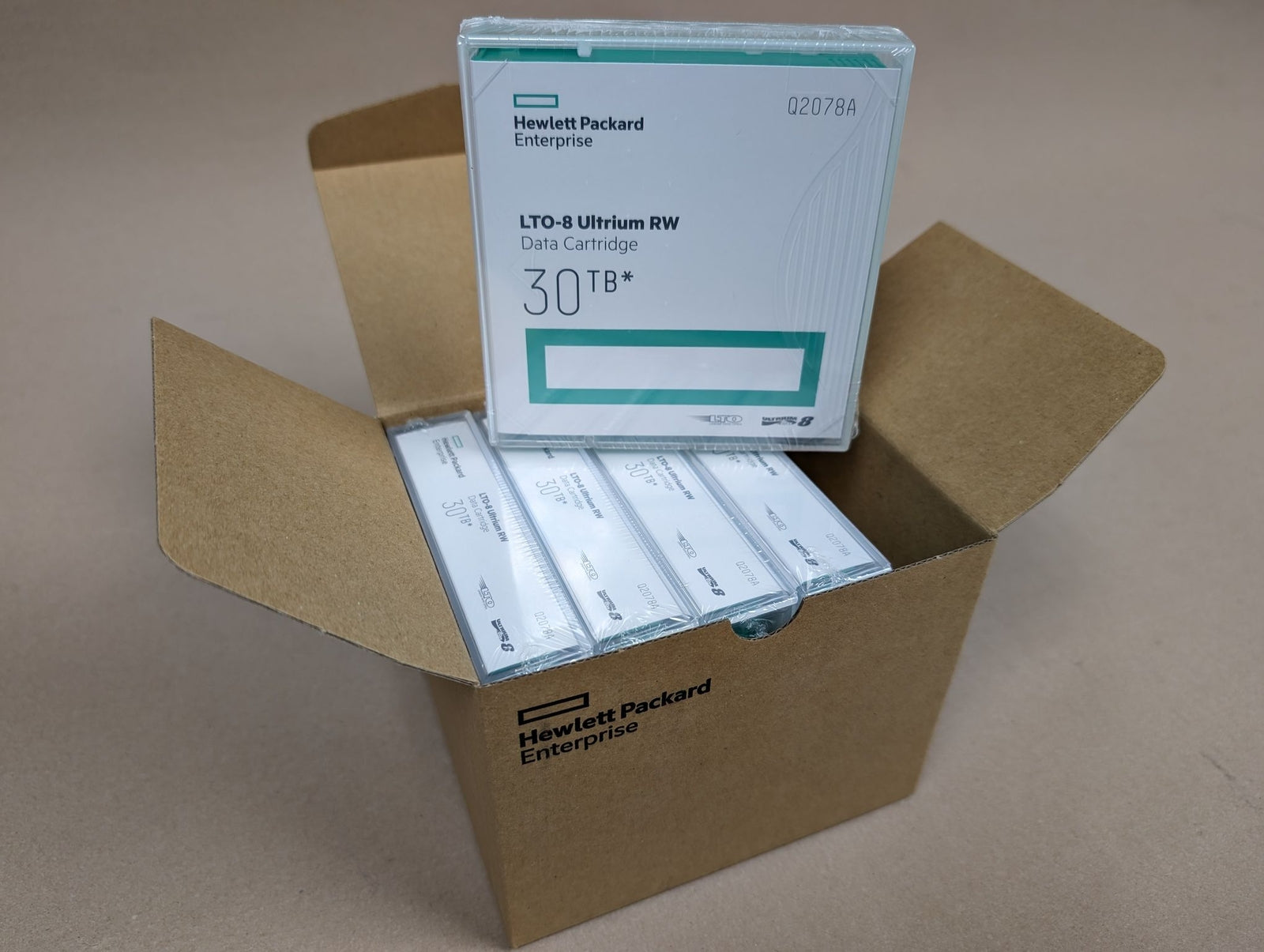 HP Enterprise LTO-8 30TB Ultrium RW Data Cartridge PN: Q2078A