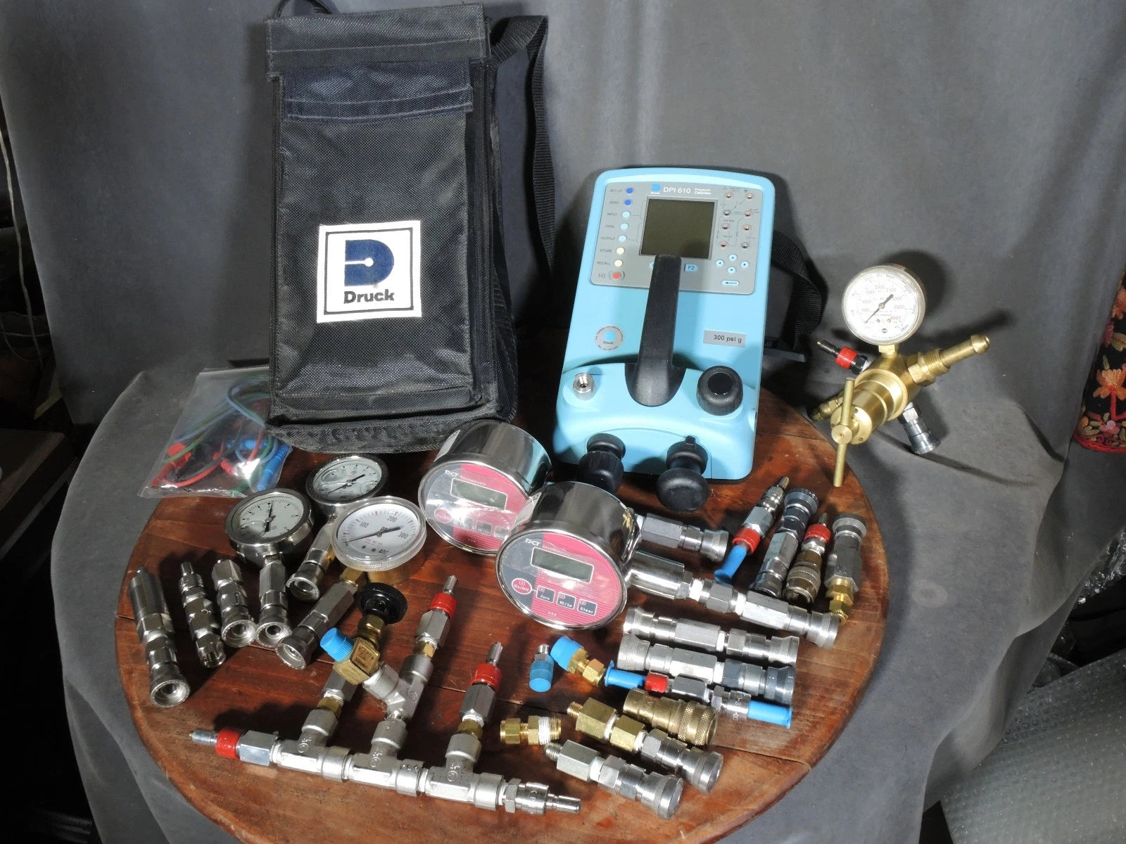 Druck DPI 610 Calibrator w PDCR 2200-A14 Pressure Transducer Accessories, Gauges|326937600379