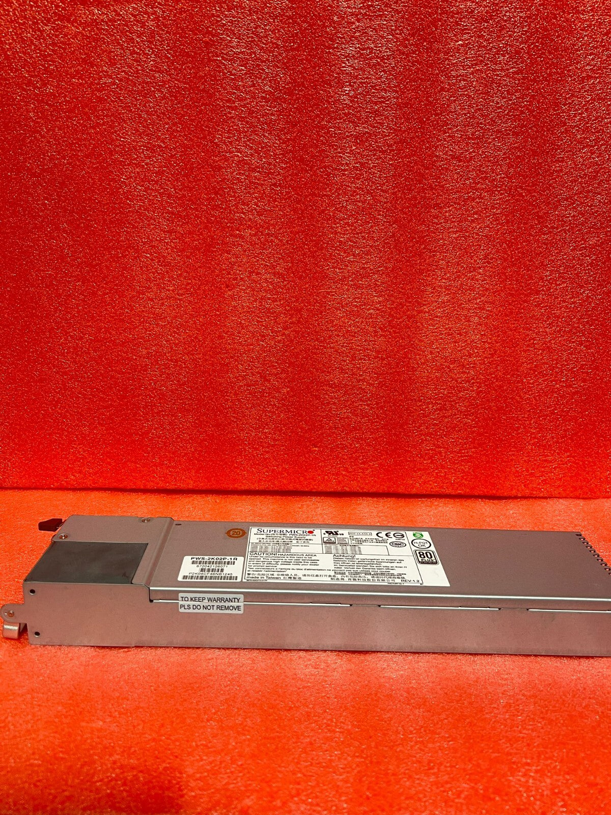 SuperMicro PWS-2K02P-1R 80 Plus Platinum 2000W Server Power Supply|405482249143