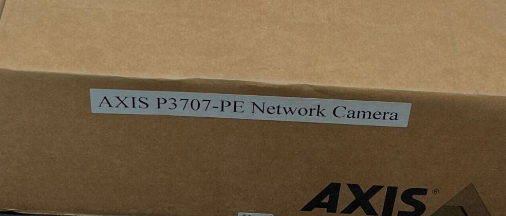 Axis 0815-001 P3707-PE 4 X 2MP (1080p) Multi-Sensor Network Camera|225587881932