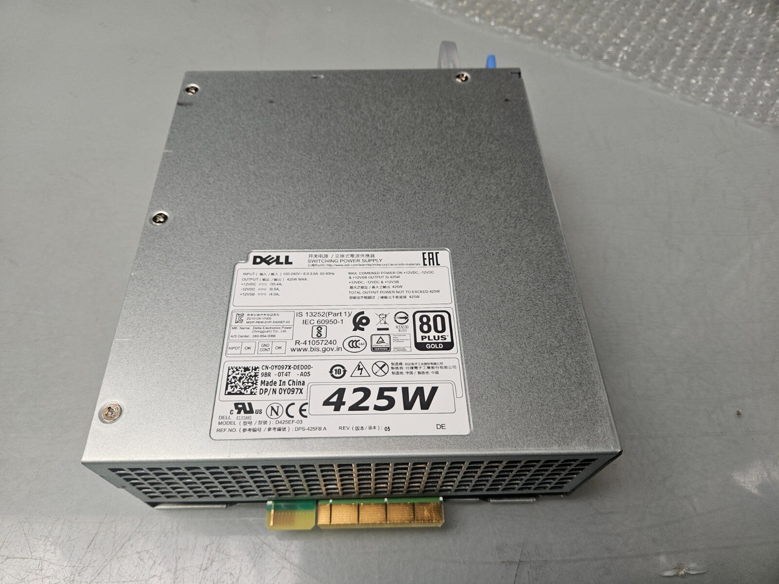 Genuine OEM Dell L425EF-00 Precision 5820 425W PSU Power Supply 3W8F7/Y097X|146355650427