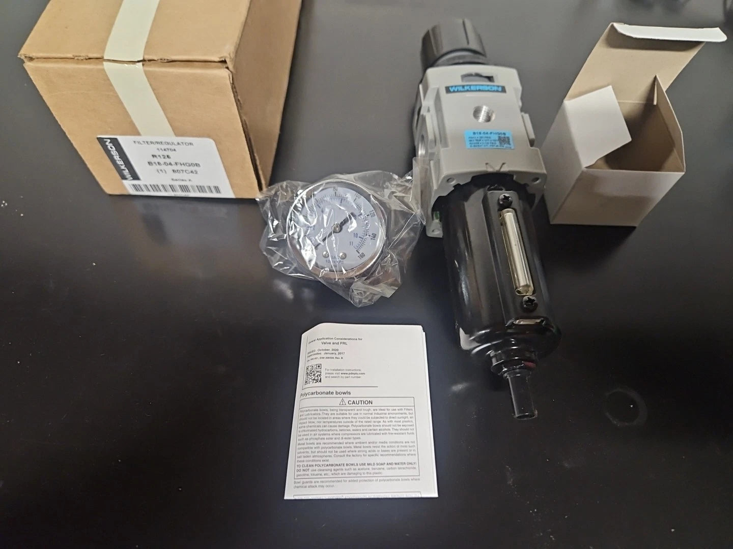 WILKERSON B18-04-FHG0B Filter/Regulator Automatic Drain 807C42