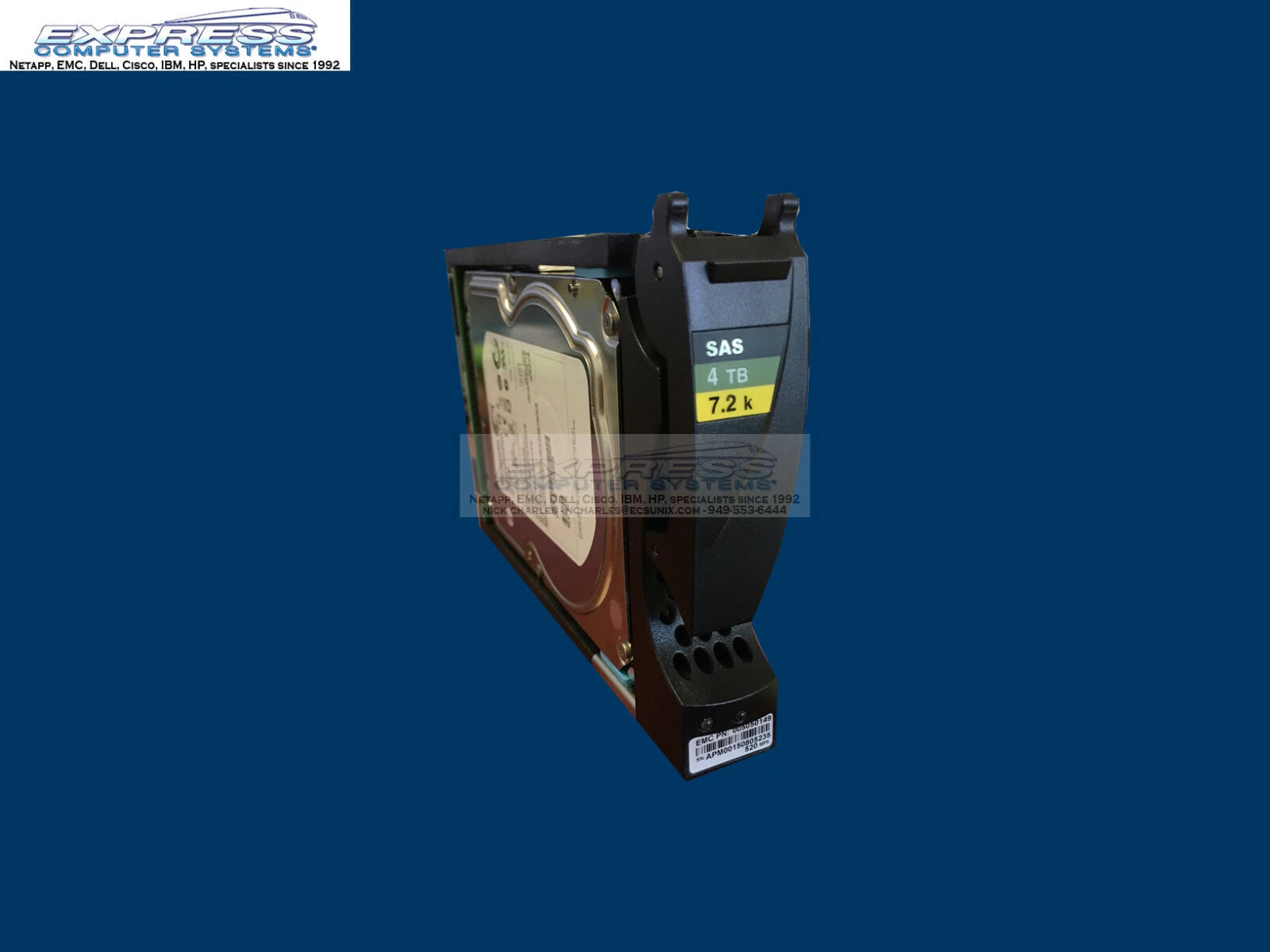 EMC 4TB NL SAS 7.2k VNX V4-VS07-040 for VNX5200