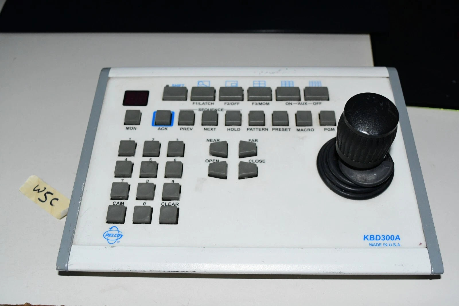 Pelco KBD300A Security Camera Joystick Keyboard PTZ Controller 568b Connection|405231623213