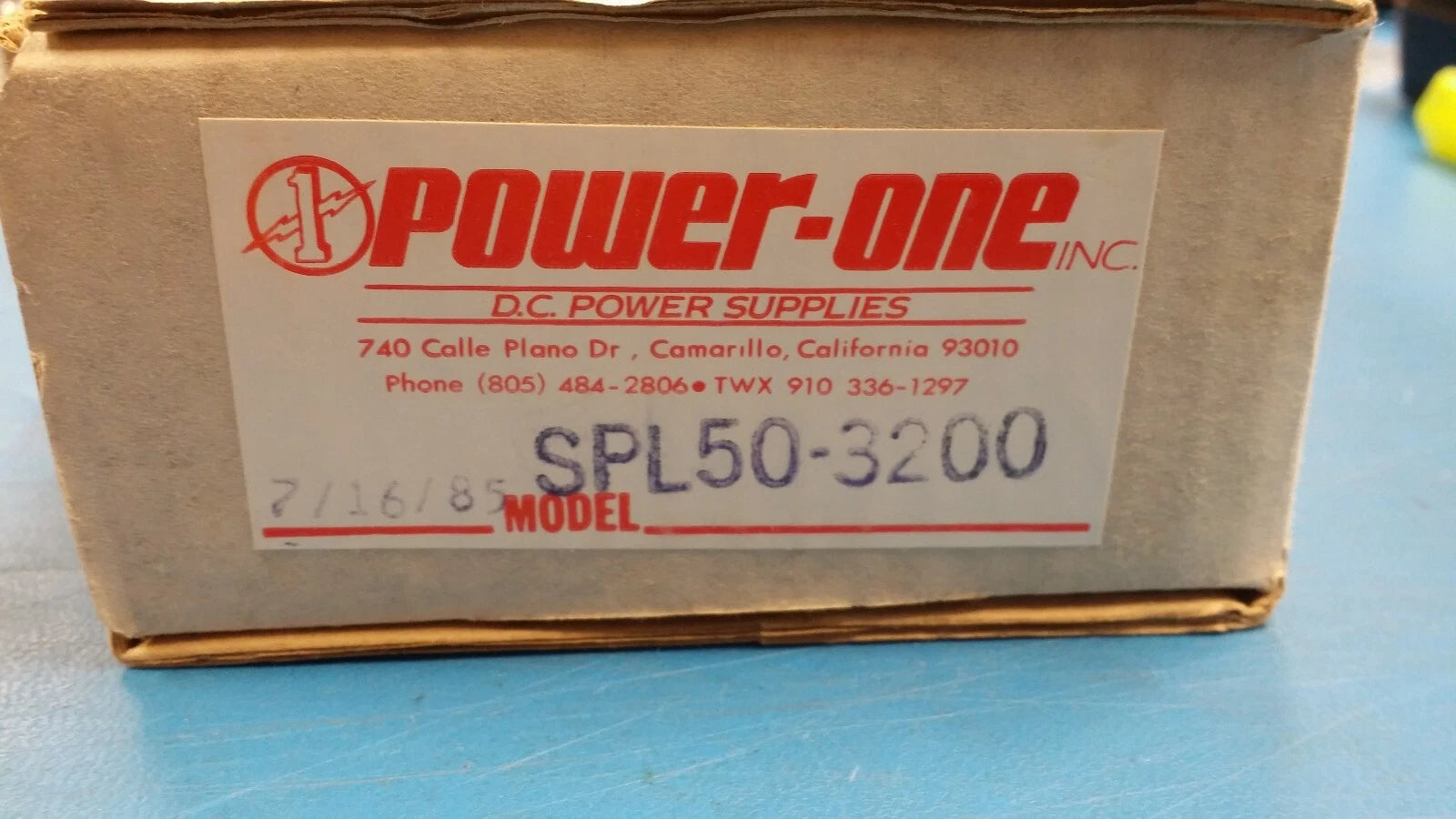 (1 PC) SPL50-3200 POWER-ONE Multi Voltage Switching Power Supply, 50W ,5V to 12V|323813153626