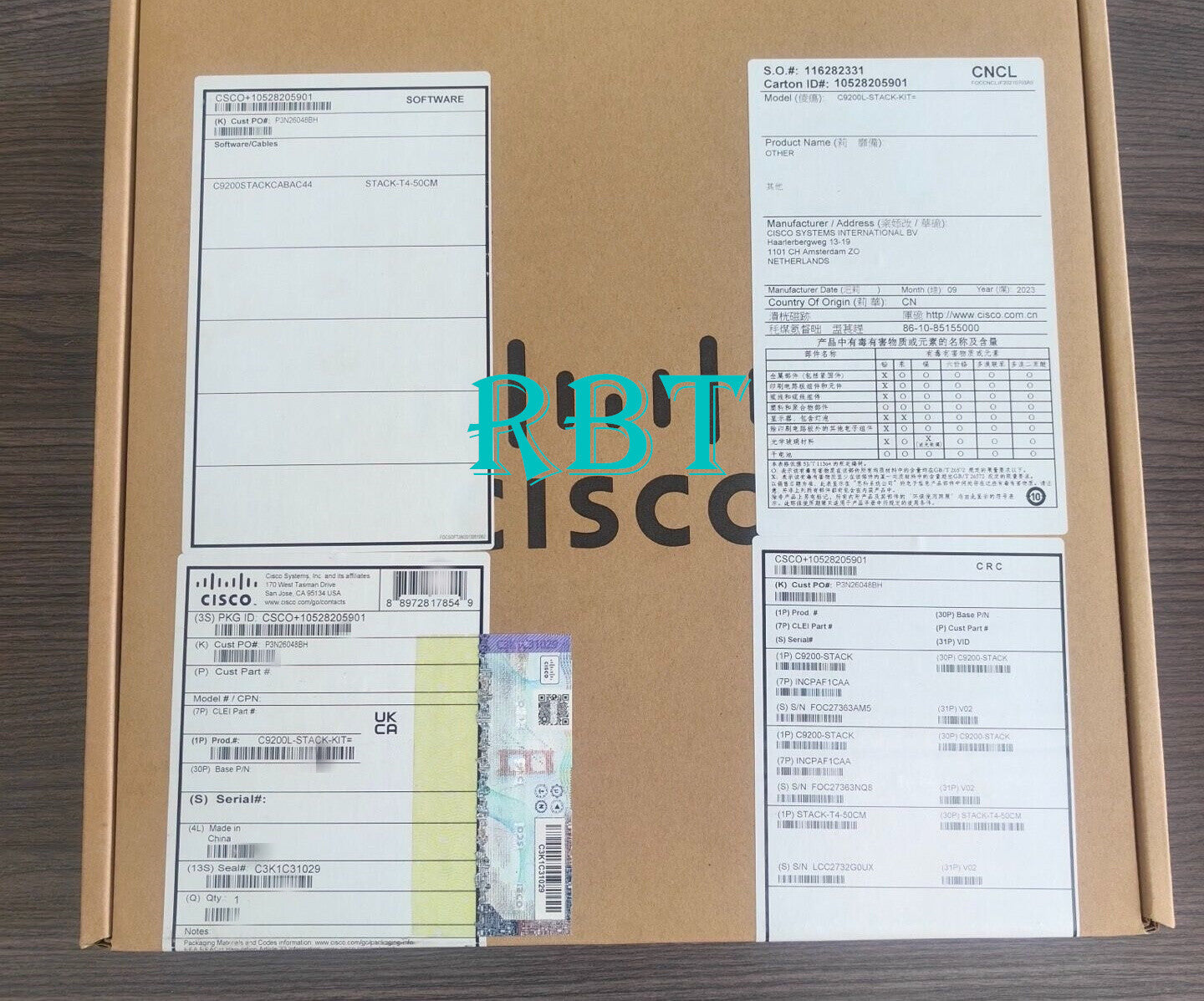 Cisco C9200L-STACK-KIT= stacked module brand new|355322887065