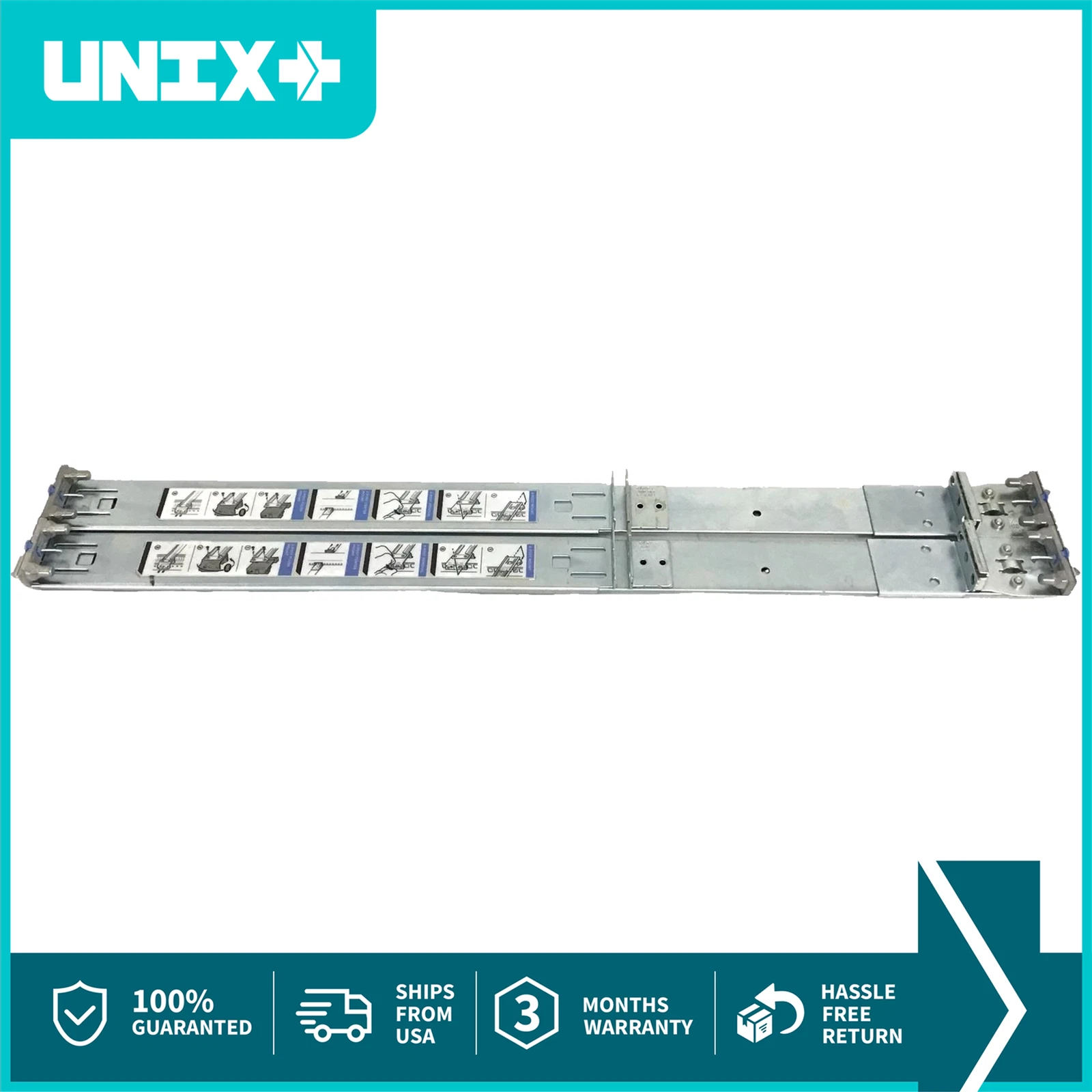 Dell A8 Static Rail kit for R320/ R330/ R340/ R420/ R430/ R440/ R620/ R630/ R640|156066919652