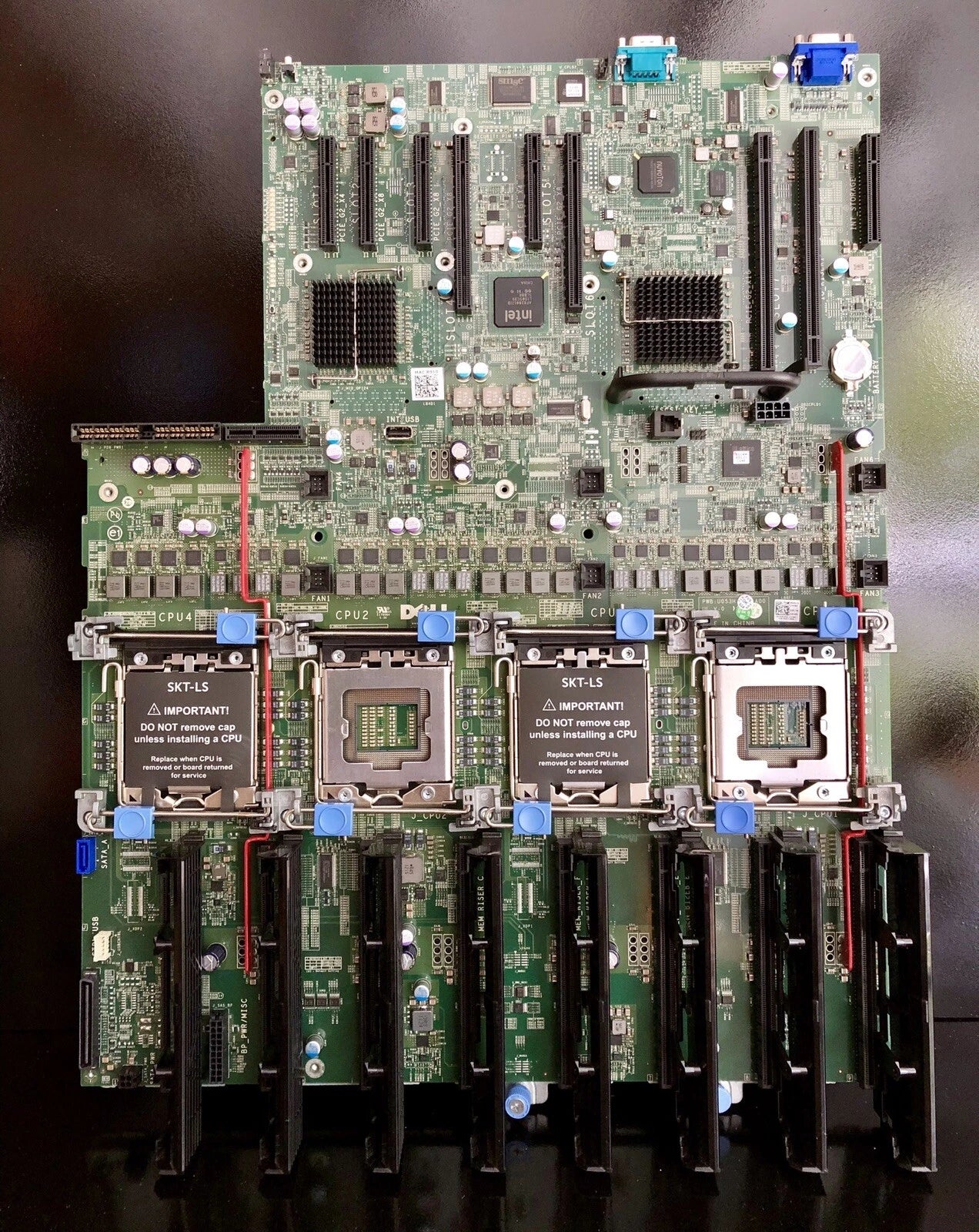 DELL POWEREDGE R910 0KYD3D 4-CPU PROCESSOR MOTHERBOARD 0P658H - NO CPU NO RAM