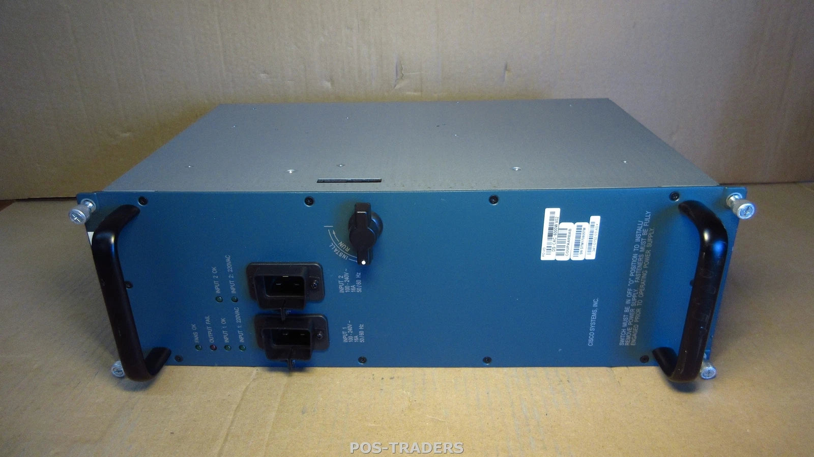 Cisco DS-CAC-6000W V02 AC Power Supply 341-0152-03 - CISCO DS-C9513-