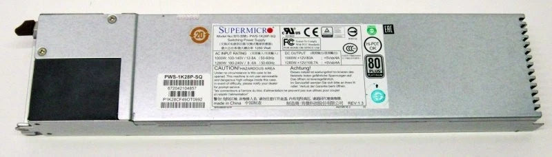 SuperMicro PWS-1K28P-SQ 80Plus Platinum 1280W Switching Power Supply|127608533152