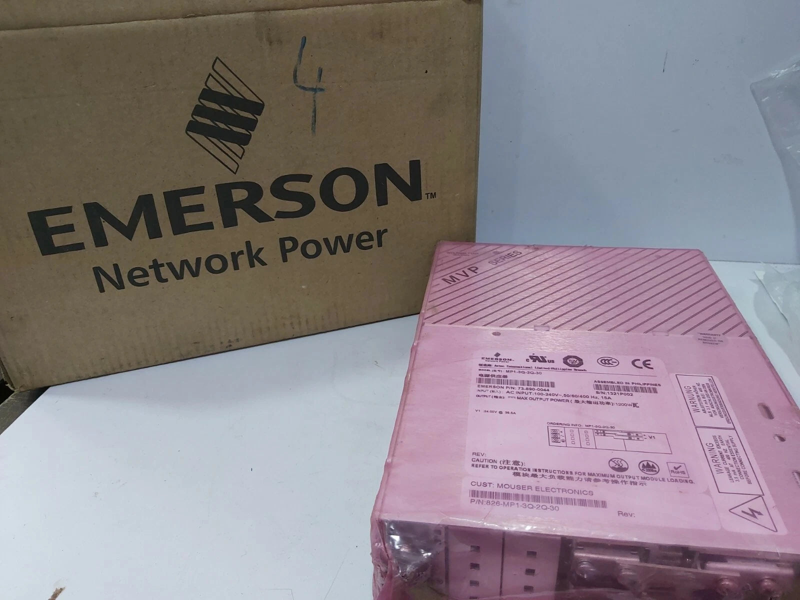 EMERSON 73-690-0044 MODEL:MP1-3Q-2Q-30 MVP SERIES POWER SUPPLY |304601464620