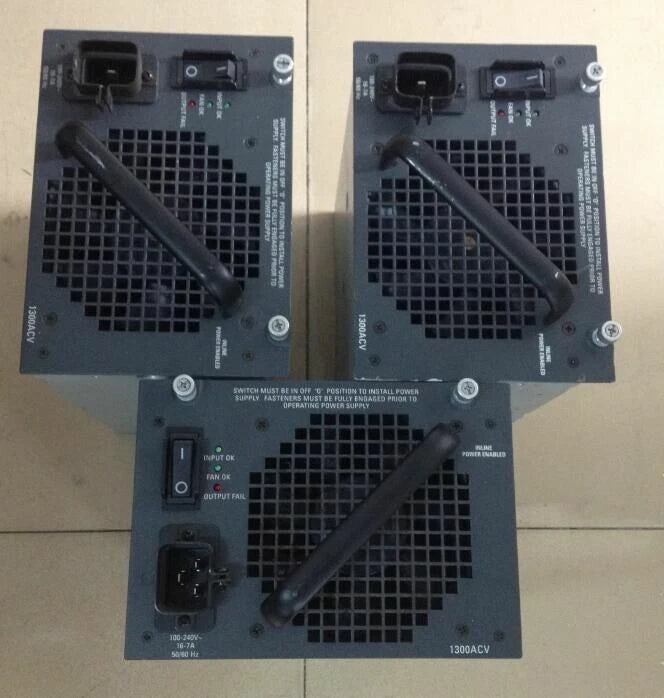 Used Cisco PWR-C45-1300ACV 1300W AC Switch Power Supply Catalyst 4500 Series