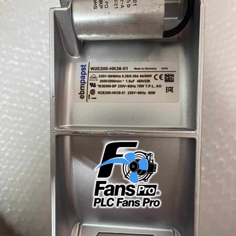 1PCS New Ebmpapst W2E200-HK38-01 80W 230V 64/80W Cabinet Cooling Fan Fast Ship