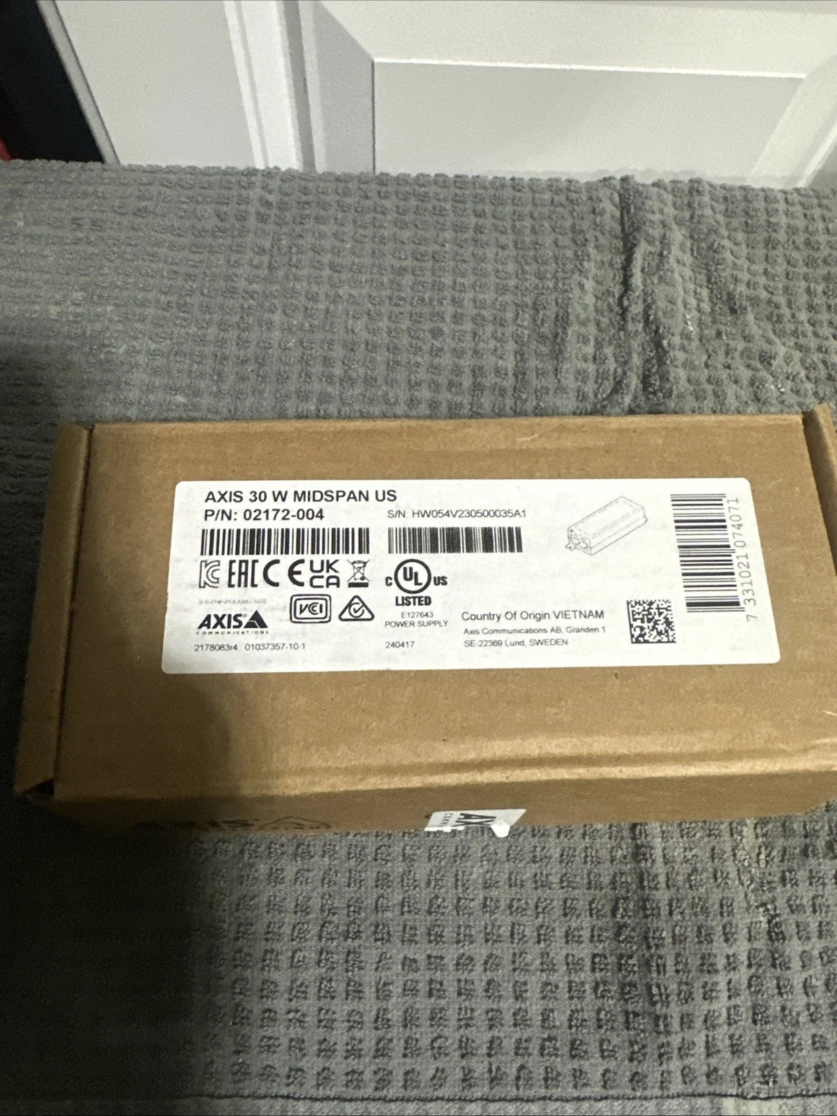 AXIS 30 W MIDSPAN US P/N: 02172-004|376670951548