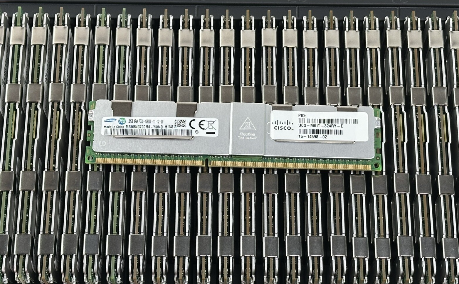512GB Lot of 16x 32GB 4Rx4 PC3-12800L ECC LRDIMM RAM Memory Server Samsung PC3L