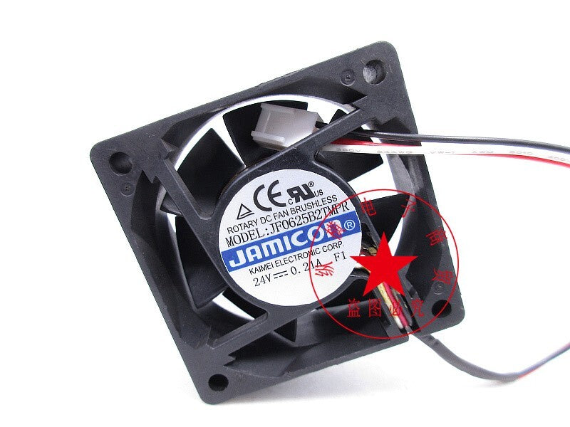 1 PCS  JAMICON Fan JF0625B2TMPR  DC24V 0.21A 6025 6cm 3-wire  Cooling Fan|256043707070