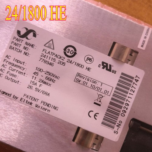 ELTEK Flatpack2 24V 1800W HE Communication Power Rectifier Module 241115.205