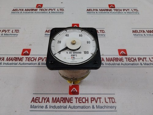 General Electric DB40 DC Ammeter Precise Industrial Current Measurement Device