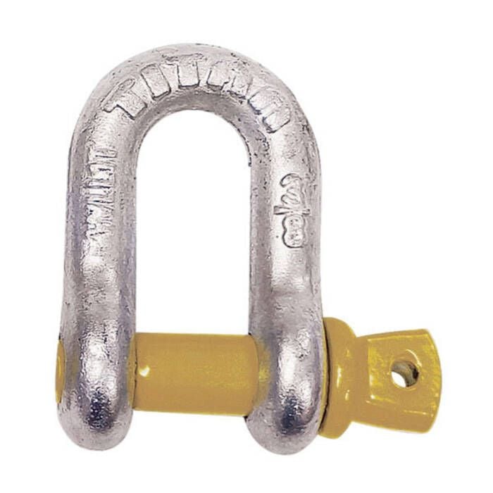 Titan Chain 10319068 Hot Galvanized D Shackle, 3/4"