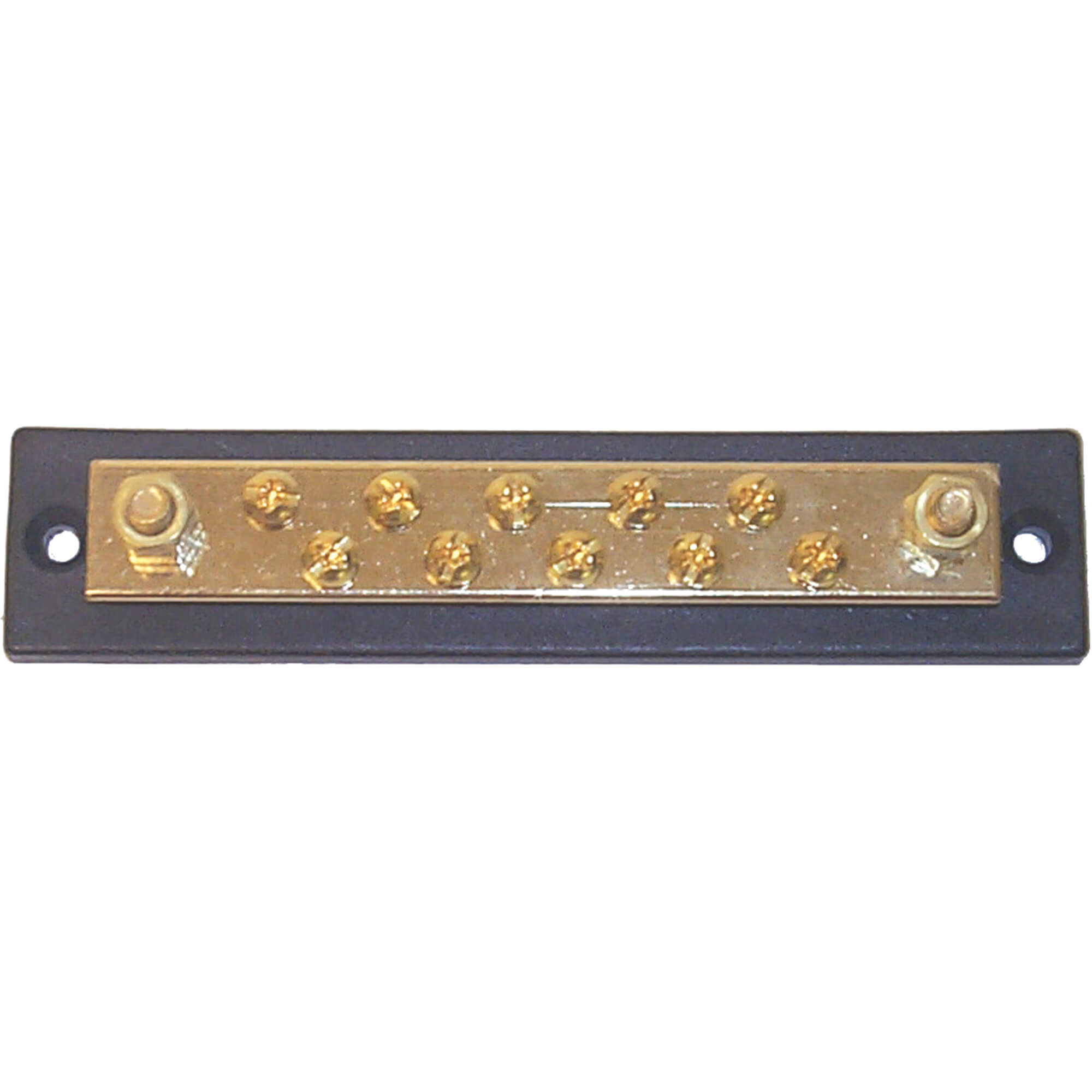 Sierra FS40750 Heavy Duty 10 Gang Bus Bar | 8-32 Terminal Screw