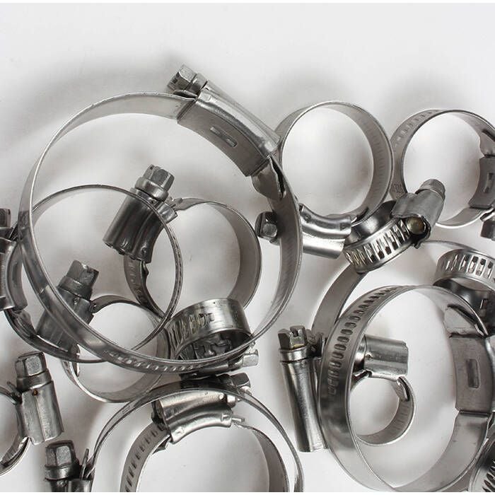 Scandvik 13628 ABA SS Hose Clamps, #10, 10 Pack