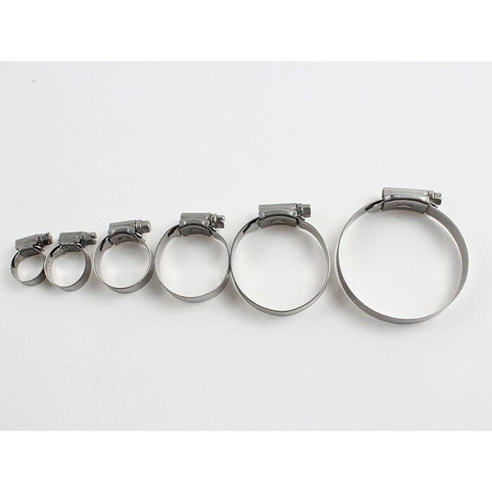 Scandvik 13614 ABA SS Hose Clamps, #3, 10 Pack