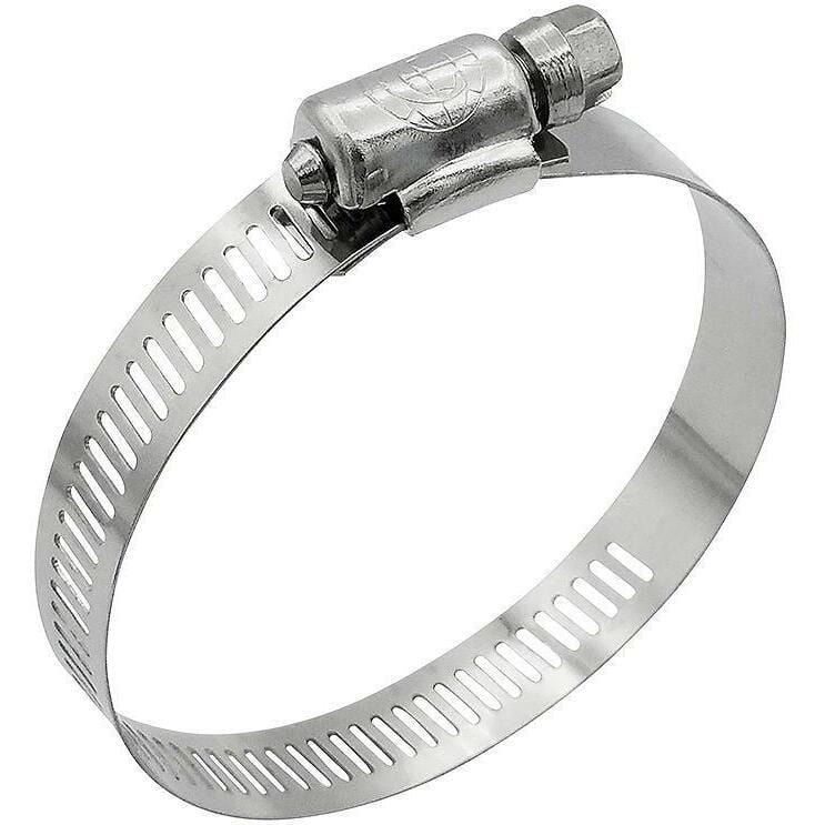 Seachoice 50-23409 Stainless-Steel Marine Hose Clamps, 9/16" Band, Size #12, 10/Bx
