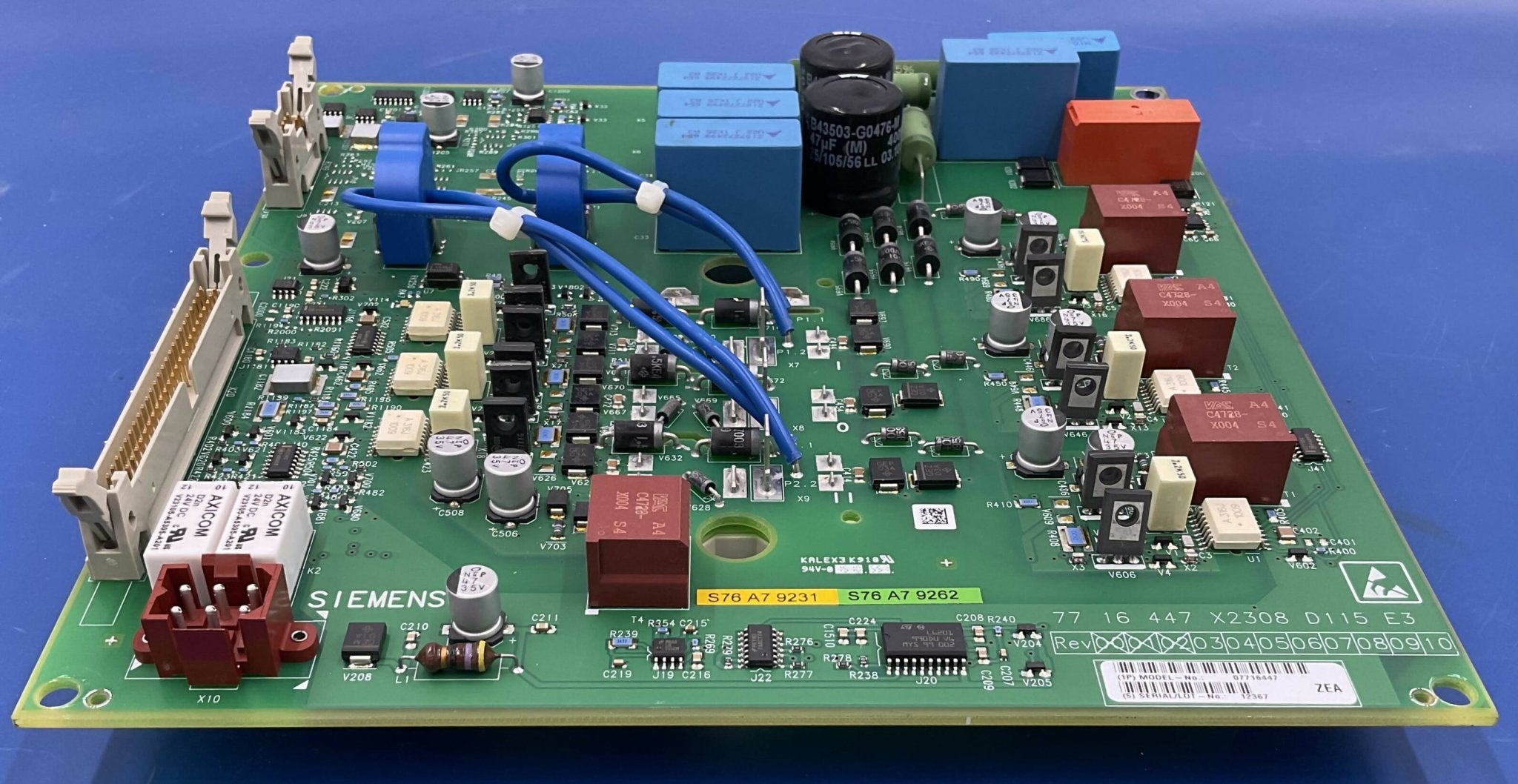 Siemens 7716447 - Starting Device D115 X-Ray Generator Front View | Alo Tech Solutions