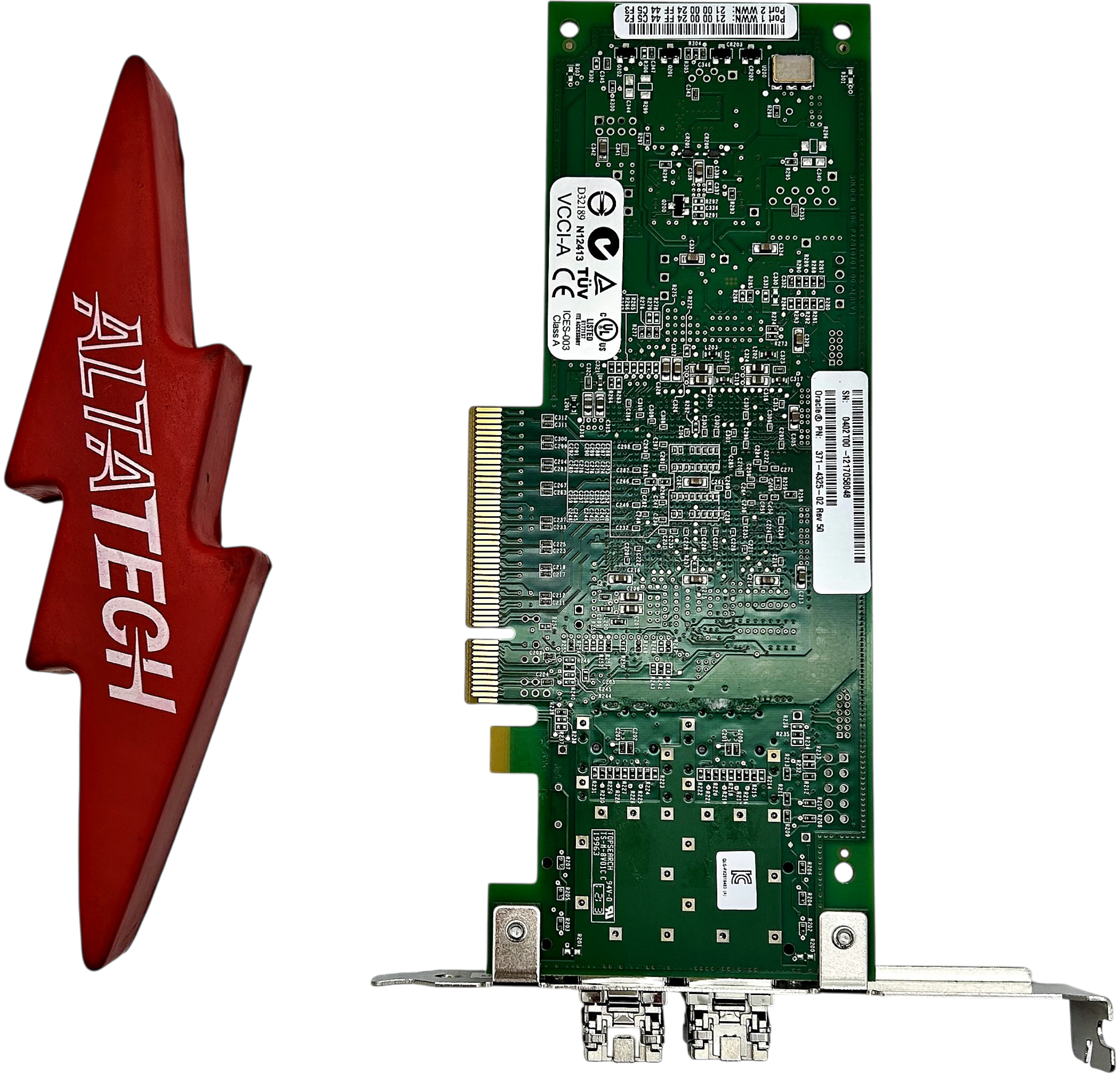 Sun Microsystems 371-4325_FH QLogic QLE2562 Dual-Port 8GB Host Bus Ada