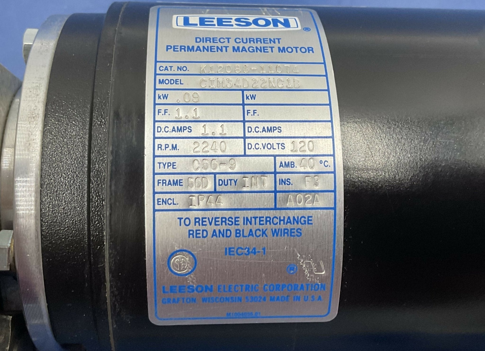SWIVEL MOTOR (06549781/6549781/CIM34D22NC1B SIEMENS