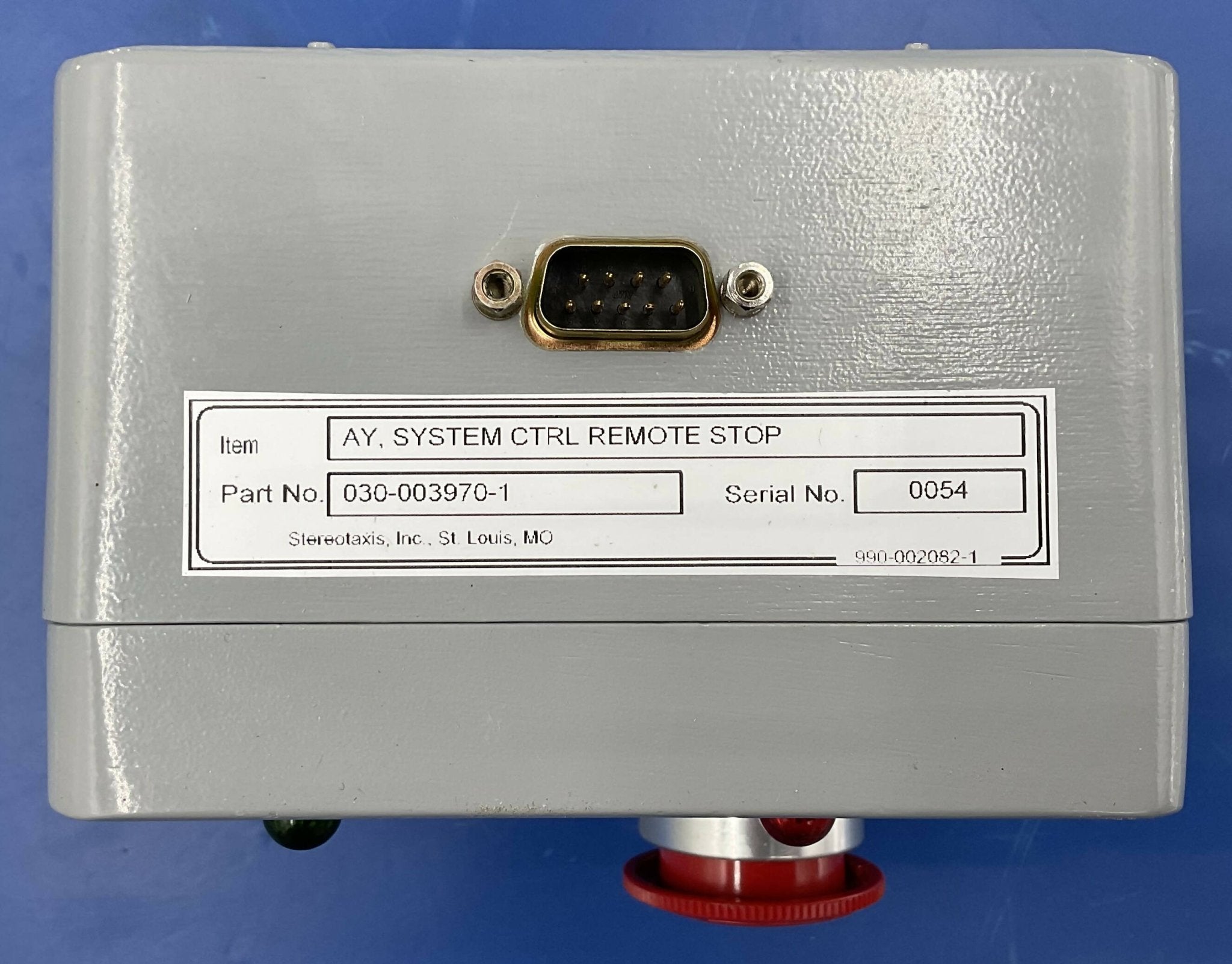 Siemens 030-003970-1 - System Control Remote Stop Safety Label | Alo Tech Solutions