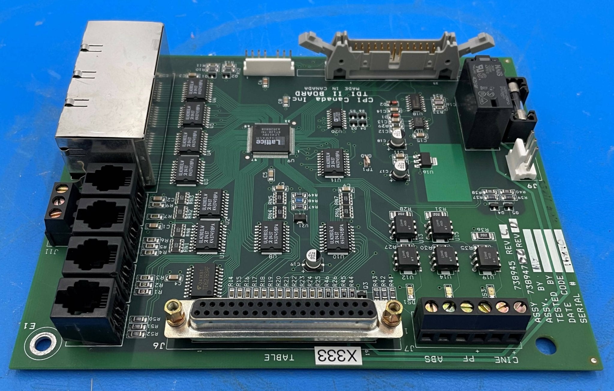 TDI II BOARD (738947-00 Rev D CPI