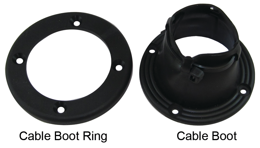 TH Marine CB-2-DP 2" Cable Boot Black Bulk