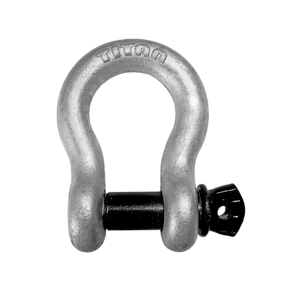 Titan Chain 10319613 High Strength Galvanized Bow Shackle, 5/8"