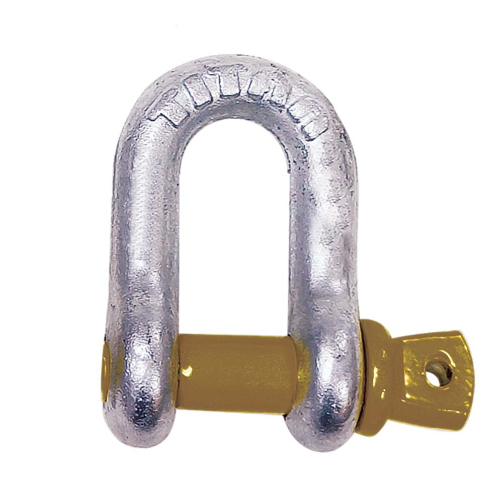 Titan Chain 10319068 Hot Galvanized D Shackle, 3/4"