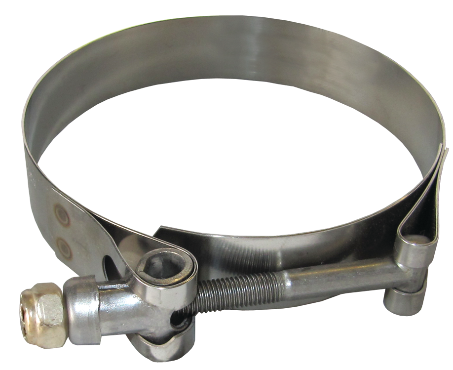Trident Marine 720-4120L Trident SS T-Bolt Hose Clamps, 4-1/2"