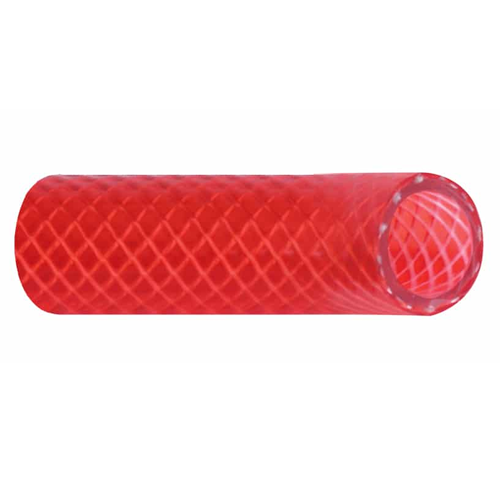 Trident Marine 166-0346 PVC Red Transparent Cover 3/4" x 50'