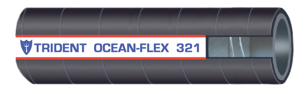 Trident Marine 321-2006 2" x 50' Ocean-Flex Multipurpose Hose