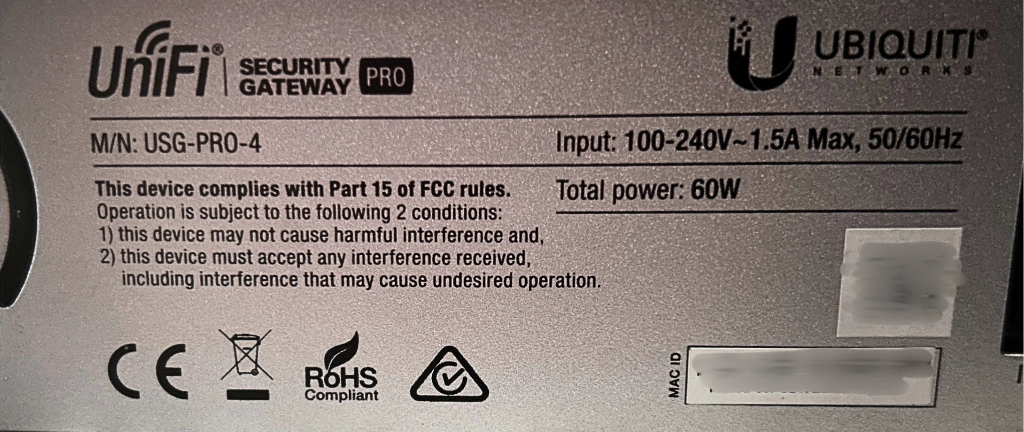 Ubiquiti USG-PRO-4 Gigabit Security Gateway