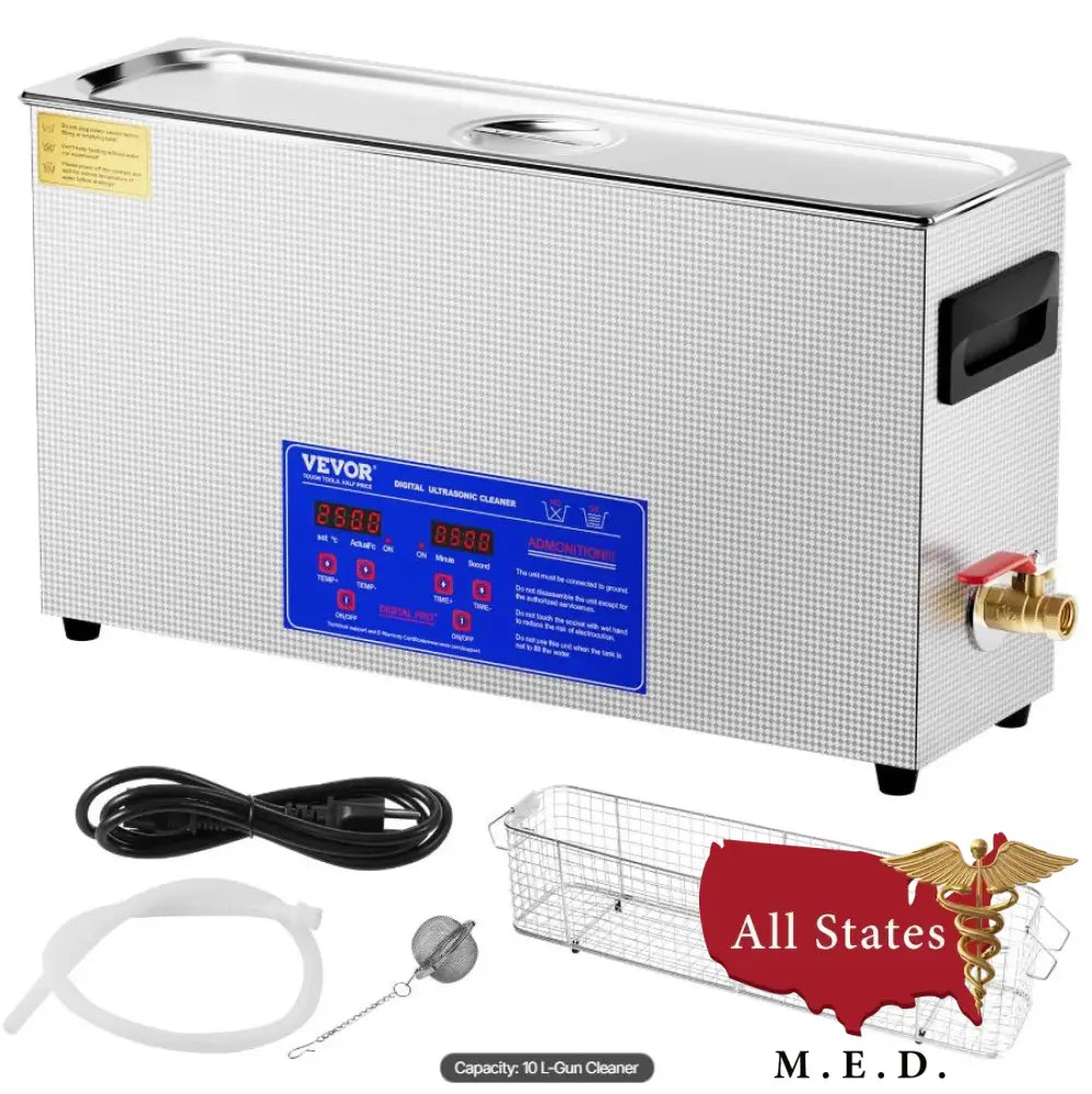 Ultrasonic Cleaner 10 Liter Capacity