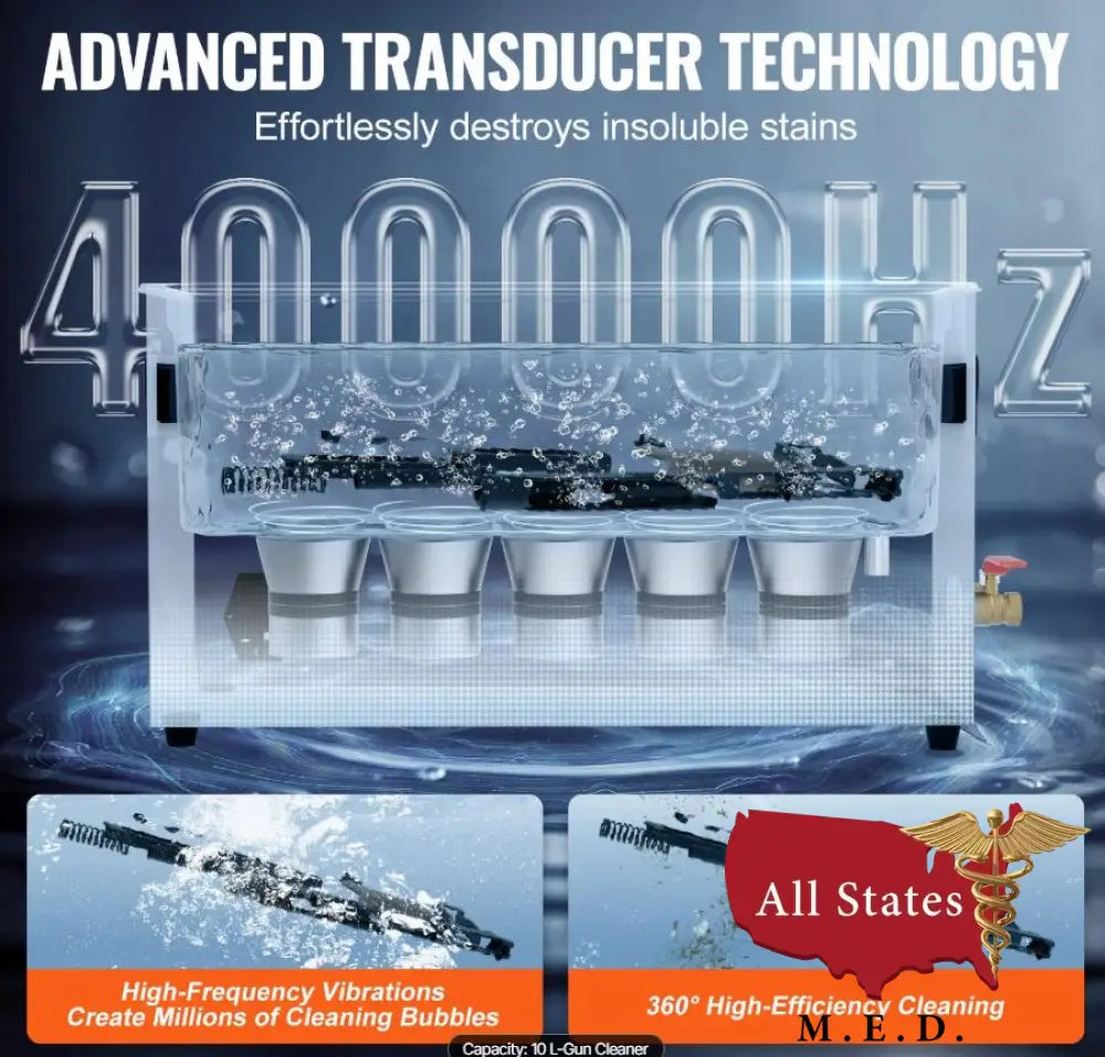 Ultrasonic Cleaner 10 Liter Capacity