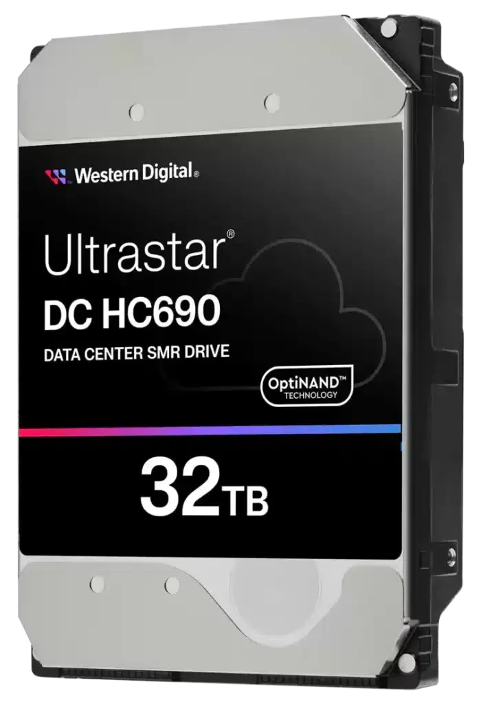 Western Digital Ultrastar DC HC690 WSH72BV32ALE604 0F63125 32TB Host-Managed SMR  7.2K RPM SATA 6Gb/s 512e 3.5in Hard Drive