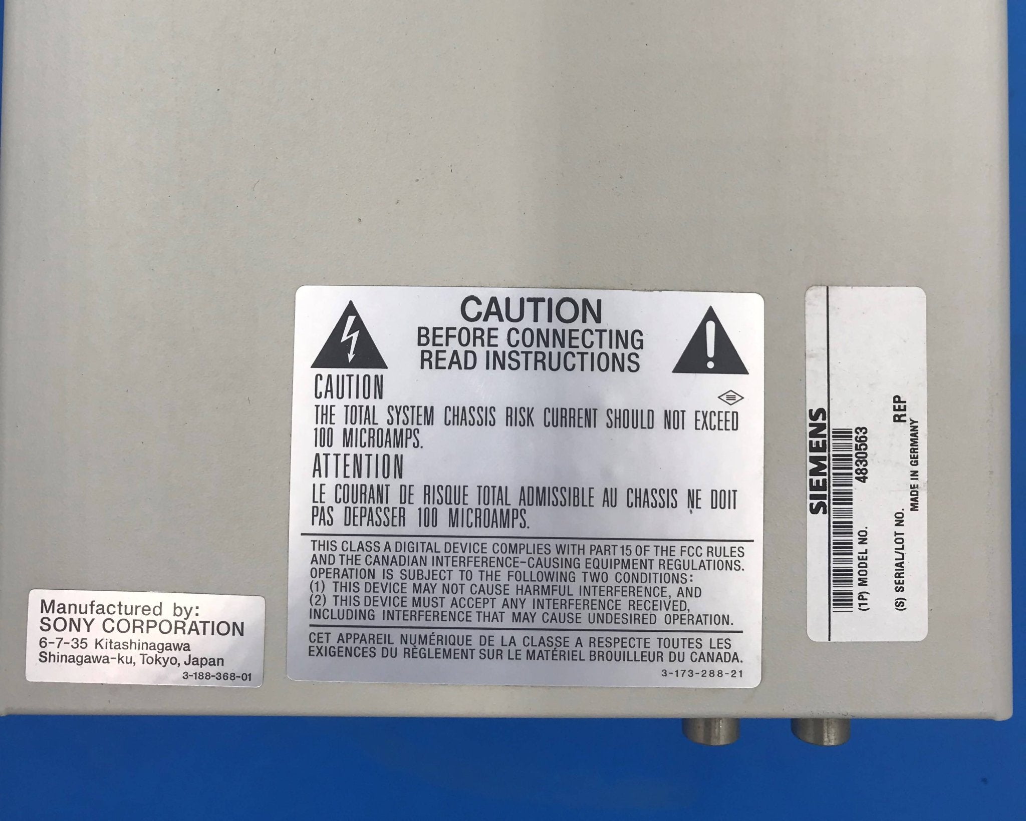 Video Graphic Printer (4830563/UP-890MD Siemens/Sony